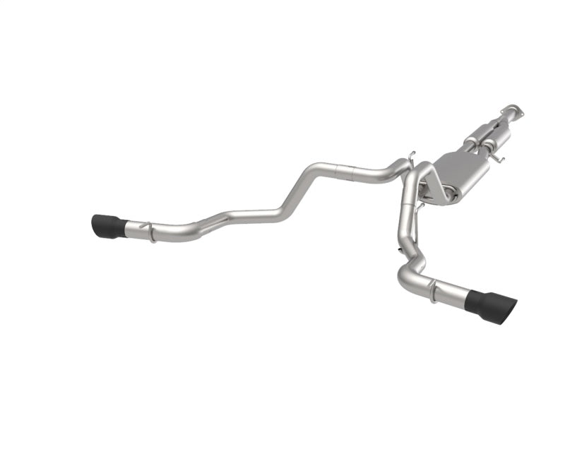 Kooks 2021+ Ford F150 2.7/3.5/5.0L 3in Dual Cat-Back Side Exit Exhaust w/Black Tips - DTX Performance