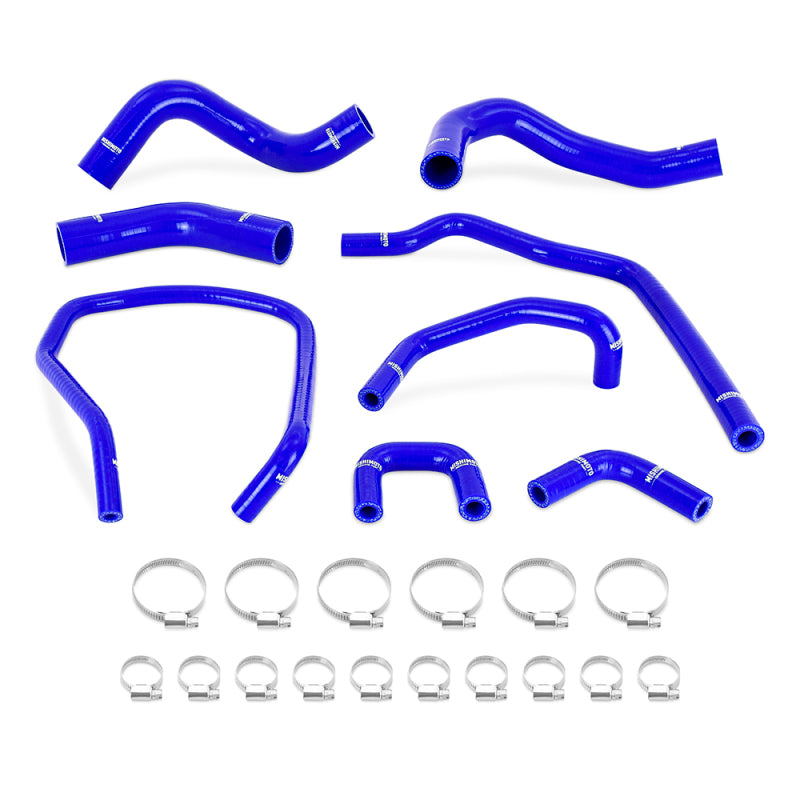 Mishimoto 04-10 Infiniti QX56 / 04-14 Titan Silicone Coolant Hose Kit - Blue - DTX Performance