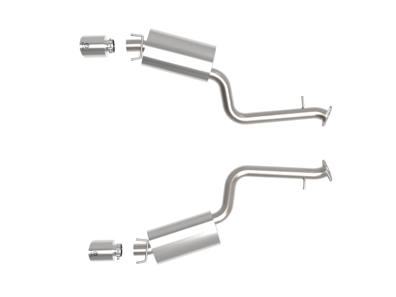 aFe Lexus IS350 14-22 V6-3.5L Takeda Axle-Back Exhaust System- Polished Tip - DTX Performance