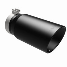 Load image into Gallery viewer, MagnaFlow Tip Stainless Black Coated Single Wall Round Single Outlet 6in Dia 5in Inlet 13in L - DTX Performance