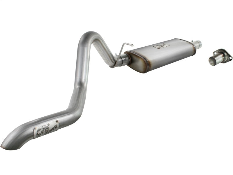 aFe MACHForce XP Exhausts Cat-Back SS-409 EXH CB Jeep Cherokee XJ 91-01 I6-4.0L HT - 2.5 In. - DTX Performance