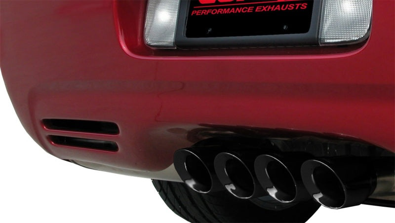 Corsa 97-04 Chevrolet Corvette C5 Z06 5.7L V8 Black Sport Axle-Back Exhaust - DTX Performance