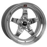 Weld S71 18x10 / 5x4.5 BP / 6.2in. BS Polished Wheel (Medium Pad) - Non-Beadlock