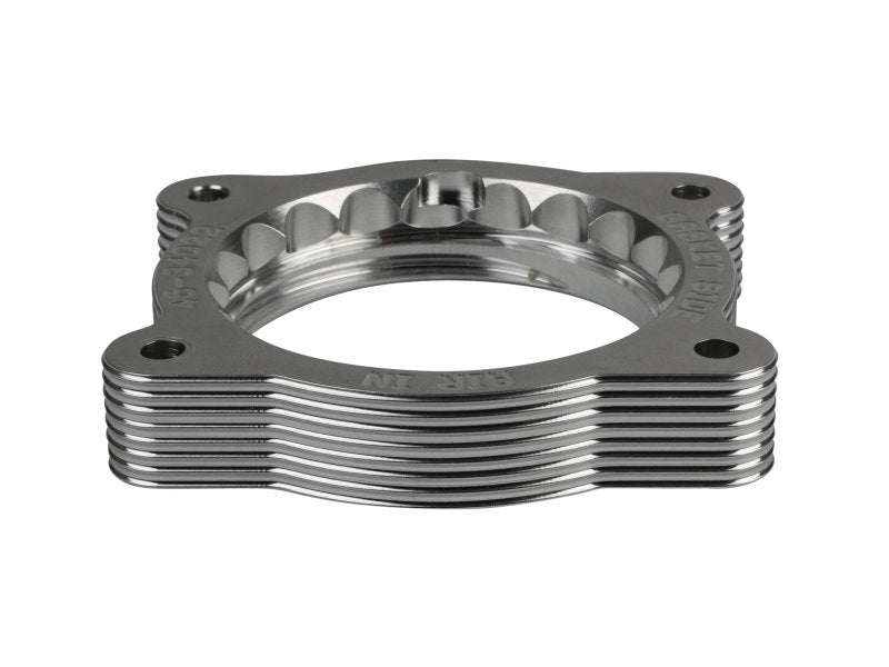 aFe 02-09 Chevrolet Trailblazer/ 02-09 GMC Envoy L6 4.2L Silver Bullet Throttle Body Spacer - Silver - DTX Performance