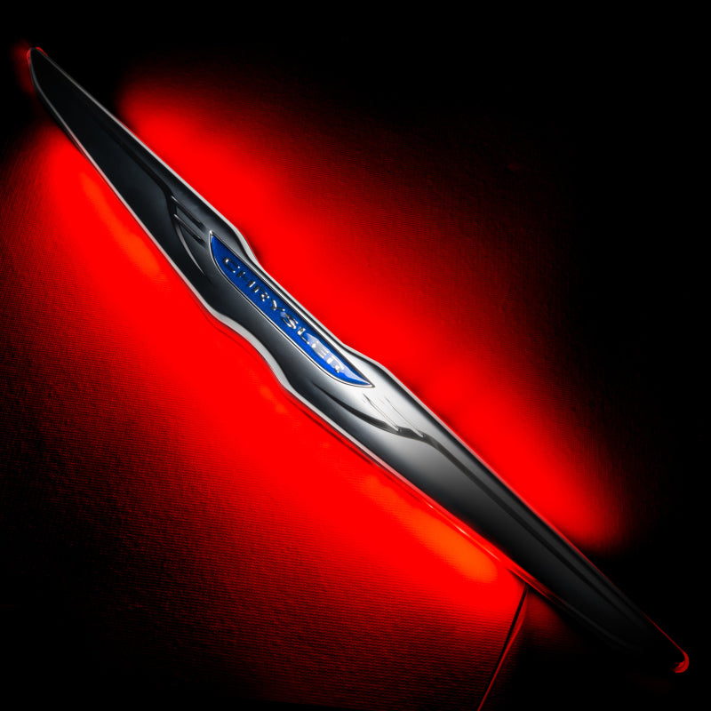 Oracle Chrysler Illuminated LED Sleek Wing - Red - DTX Performance