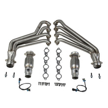 Load image into Gallery viewer, BBK 10-15 Camaro LS3 L99 Long Tube Exhaust Headers With Converters - 1-3/4 304 Stainless - DTX Performance