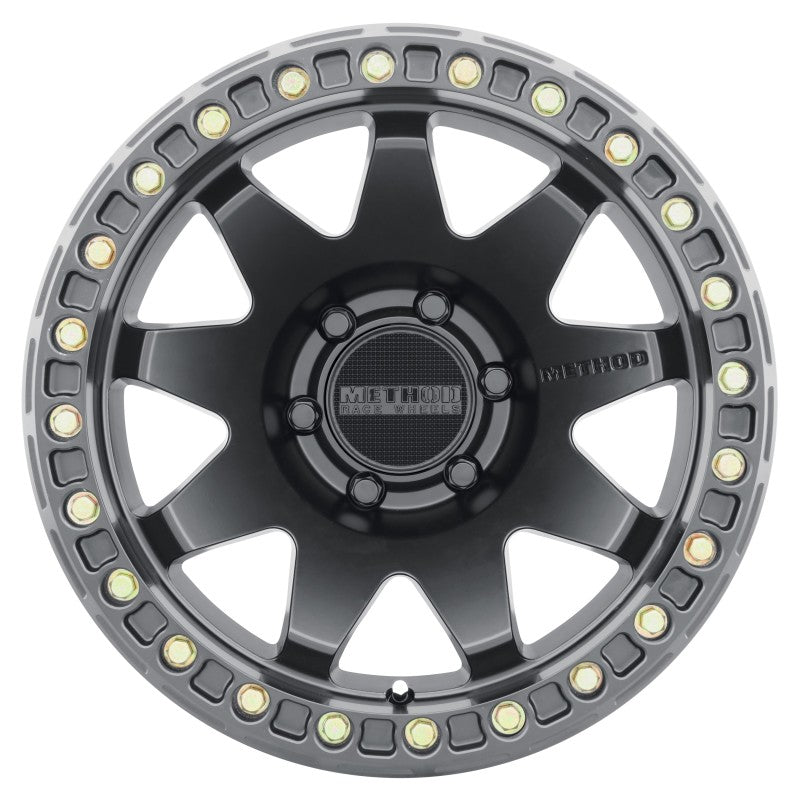 Method MR108 17x9 -44mm Offset 6x5.5 106.25mm CB Matte Black w/BH-H24125-38 Wheel - DTX Performance