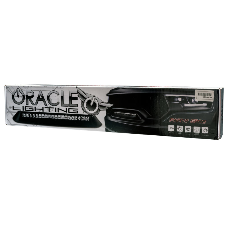 ORACLE Lighting 19-22 RAM Rebel/TRX Front Bumper Flush LED Light Bar System - White - DTX Performance