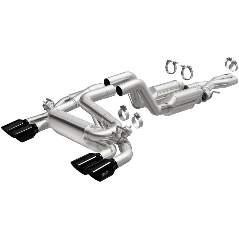 MagnaFlow 21-22 Jeep Wrangler V8 6.4L Street Series Cat-Back Exhaust w/ Black Tips - DTX Performance