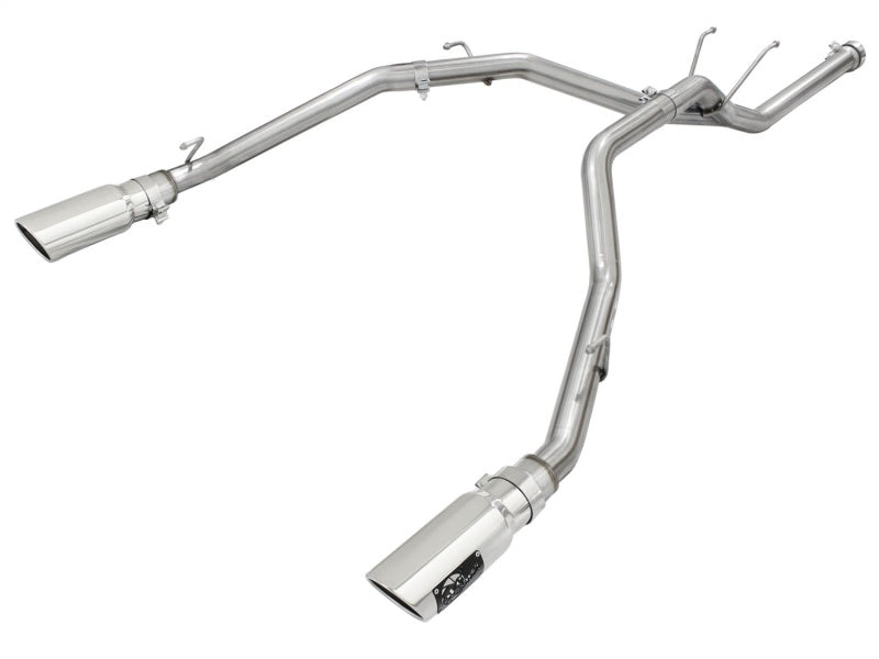 aFe MACHForce XP DPF-Back Exhaust 2.5in SS with Polished Tips 2014 Dodge Ram 1500 V6 3.0L EcoDiesel - DTX Performance