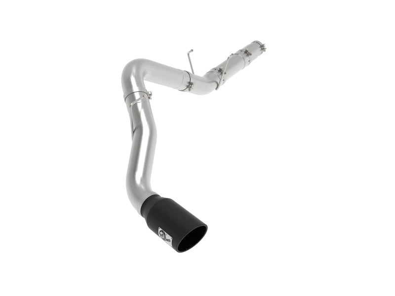 aFe ATLAS 5in DPF-Back Alum Steel Exhaust System w/ Black Tip 19-20 Ram Diesel Trucks L6-6.7L (td) - DTX Performance