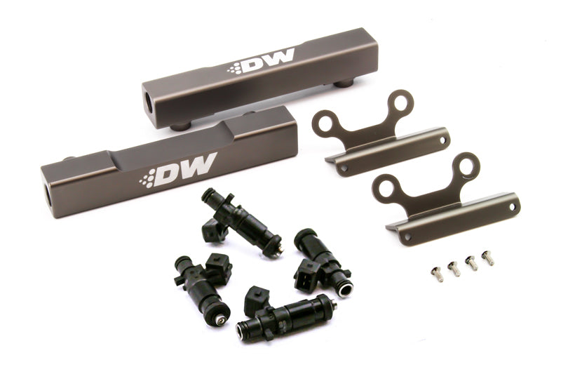 DeatschWerks 02+ Subaru WRX / 07+ STI/LGT Top Feed Fuel Rail Upgrade Kit w/ 1200cc Injectors - DTX Performance