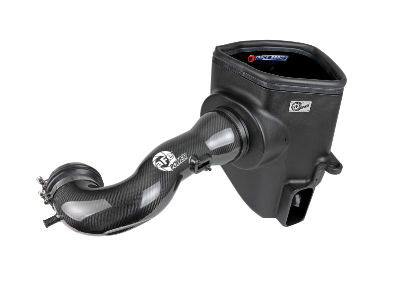 aFe 19-21 GM Trucks 5.3L/6.2L Track Series Carbon Fiber Cold Air Intake System W/ Pro Dry S Filters - DTX Performance