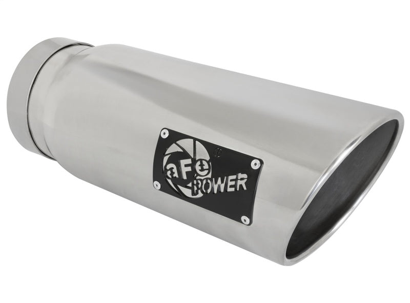 aFe MACHForce-Xp 5in Inlet x 6in Outlet x 15in length Polished Exhaust Tip - DTX Performance