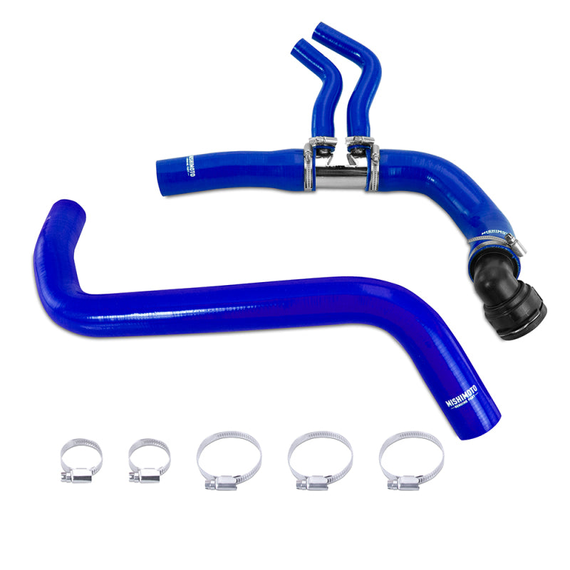 Mishimoto 11-14 Ford F-150 3.5L EcoBoost / 2.7L V6 Silicone Coolant Hose Kit - Blue - DTX Performance