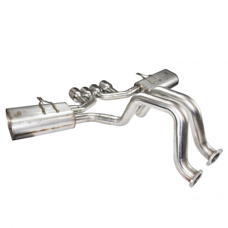 Kooks 97-04 Chevy Corvette Full 3in Axleback w/Pol Tips Requires 3in X-Pipe - DTX Performance