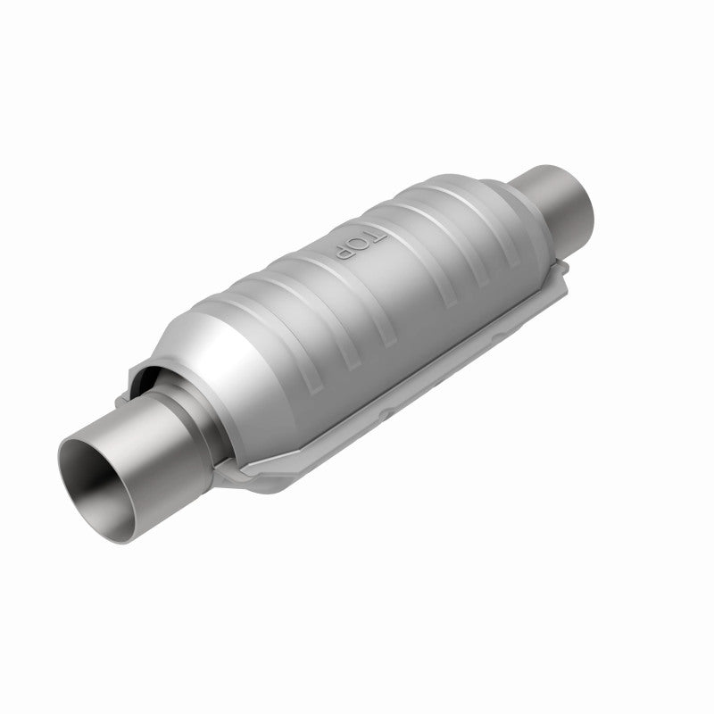 MagnaFlow Catalytic Converter 2 in Inlet 2 in Outlet 11 in Length SS - DTX Performance