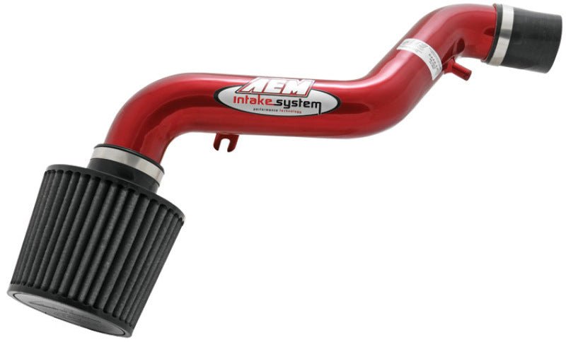 AEM 88-91 Civic EX/SI CRX SI Red Short Ram Intake - DTX Performance