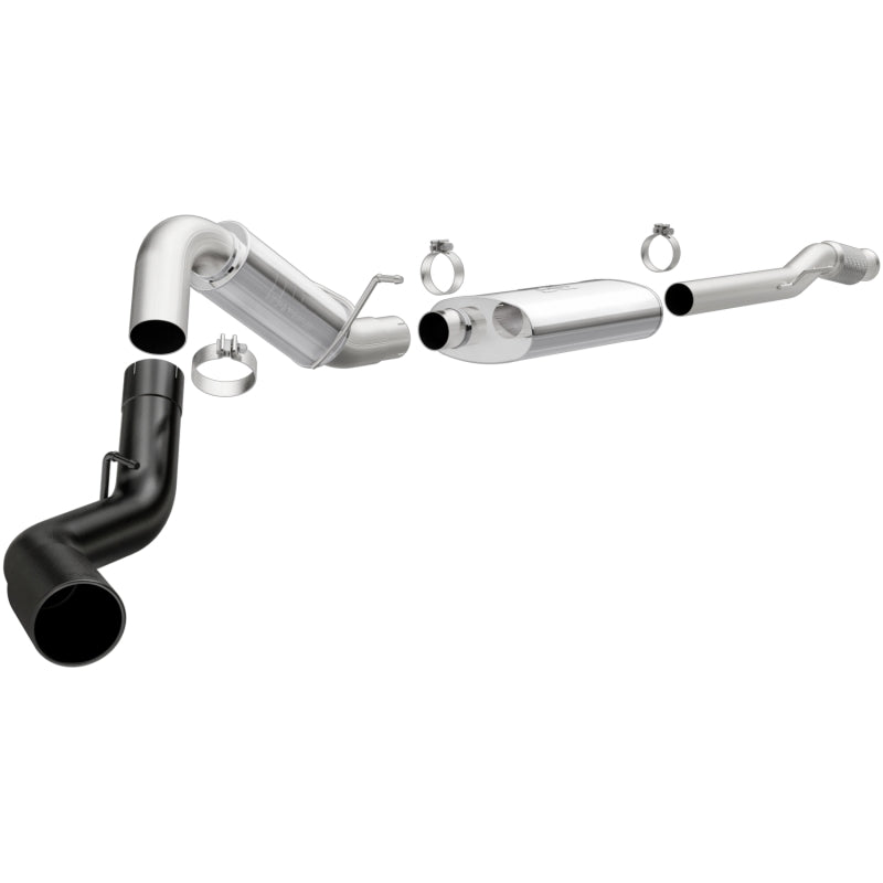 MagnaFlow 14+ Chevrolet Silverado 1500 Gas 409 SS Black 4in Tip Passenger Side Exit Catback Exhaust - DTX Performance