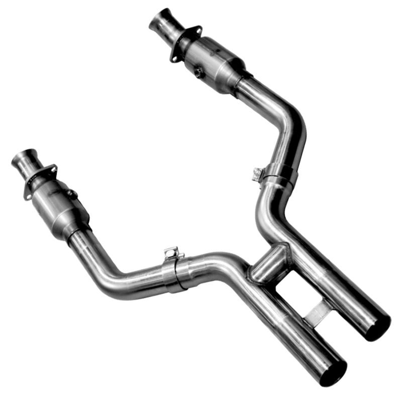 Kooks 05-10 Ford Mustang GT 2 1/2in x 2 1/2in OEM Exhaust GREEN Cat H Pipe - DTX Performance