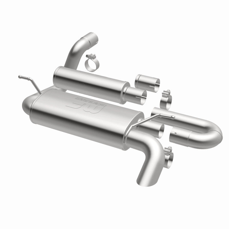 MagnaFlow 18-23 Jeep Wrangler JL 2.0L/3.6L Overland Series Axle-Back Exhaust - DTX Performance