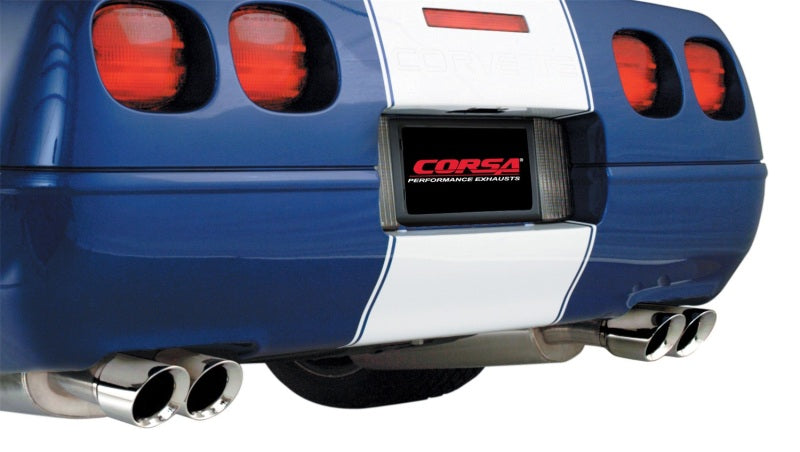 Corsa 96-96 Chevrolet Corvette C4 5.7L V8 LT4 Polished Sport Cat-Back Exhaust - DTX Performance