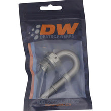 Load image into Gallery viewer, DeatschWerks 8AN ORB Male to 3/8IN Male EFI Quick Connect Adapter 180 Deg. - DTX Performance