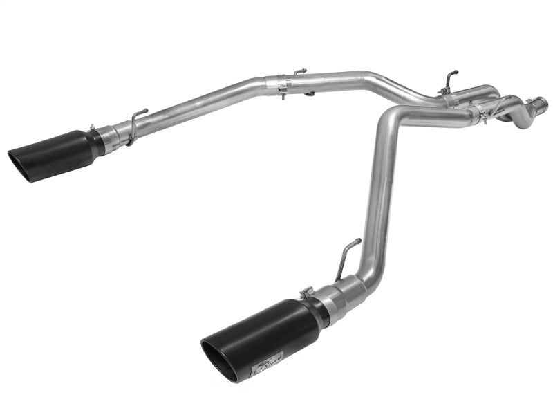 aFe MACHForce XP DPF-Back Exhaust 3in SS w/ 5in Black Tips 2014 Dodge Ram 1500 V6 3.0L EcoDiesel - DTX Performance