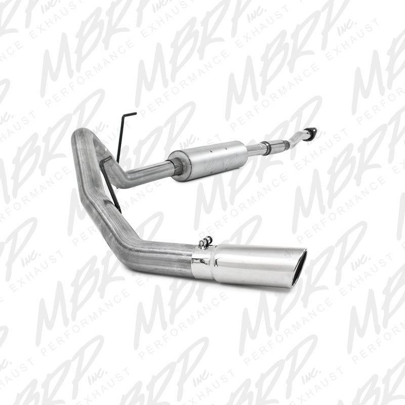 MBRP 11-12 Ford F150 3in Cat Back Single Side Exit Alum Exhaust System - DTX Performance