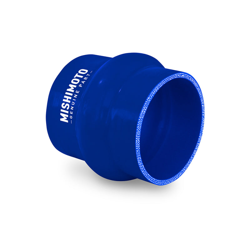 Mishimoto 1.75in. Hump Hose Silicone Coupler - Blue - DTX Performance