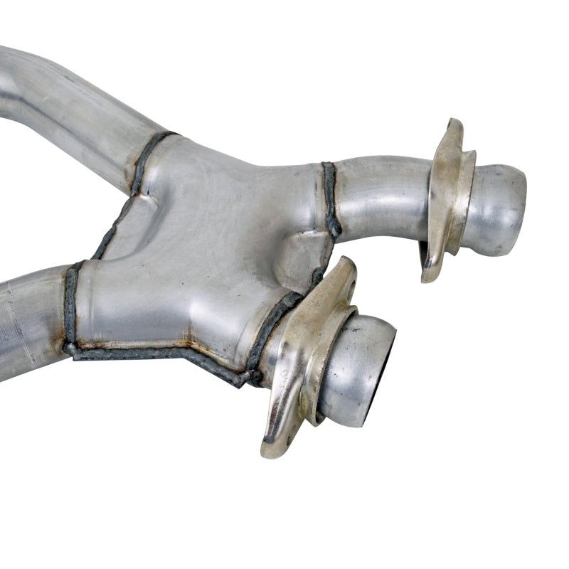 BBK 79-93 Mustang 5.0 Short Mid X Pipe With Catalytic Converters 2-1/2 For BBK Long Tube Headers - DTX Performance