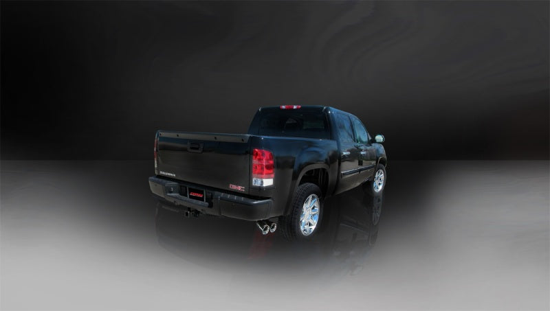 Corsa 09-09 Chevrolet Silverado Crew Cab/Short Bed 1500 4.8L V8 Polished Sport Cat-Back Exhaust - DTX Performance