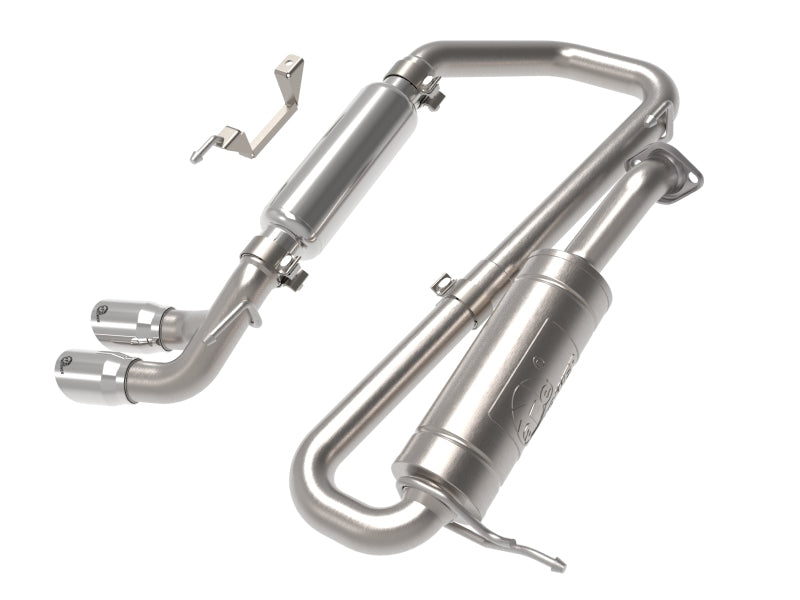 aFe 18-21 Suzuki Jimny Takeda 2-1/4in. 304 SS Cat-Back Exhaust w/ Polished Tip - DTX Performance