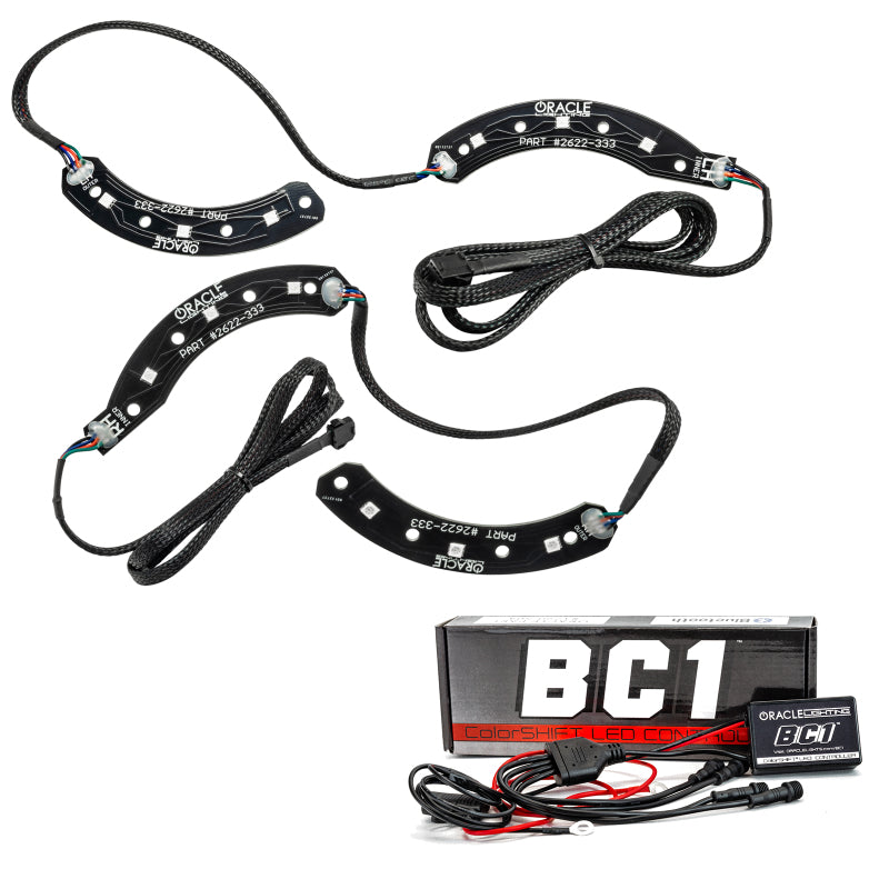 Oracle 14-15 Chevy Camaro RS Headlight DRL Upgrade Kit - ColorSHIFT w/ BC1 Controller - DTX Performance