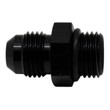 Load image into Gallery viewer, DeatschWerks 6AN ORB Male to 6AN Male Flare Adapter (Incl O-Ring) - Anodized Matte Black - DTX Performance