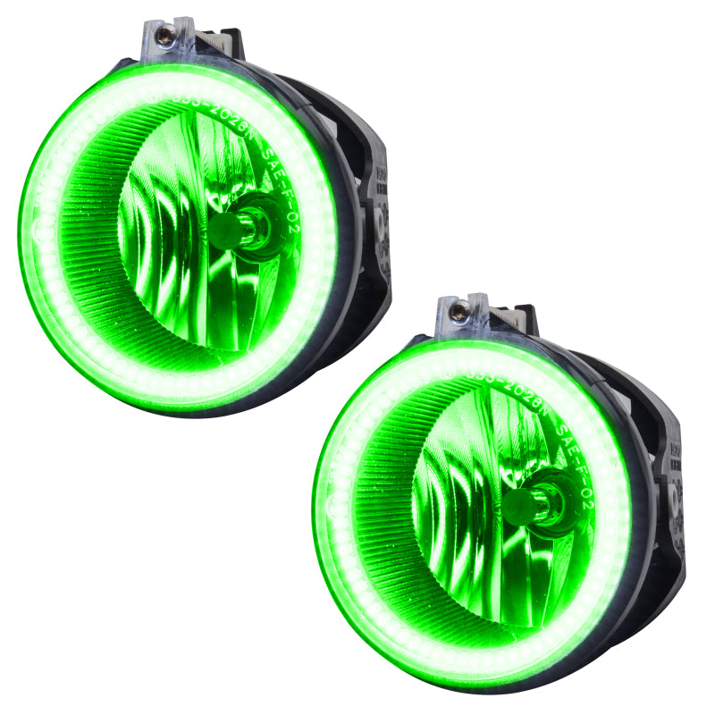 Oracle Lighting 07-09 Chrysler Aspen Pre-Assembled LED Halo Fog Lights -Green - DTX Performance