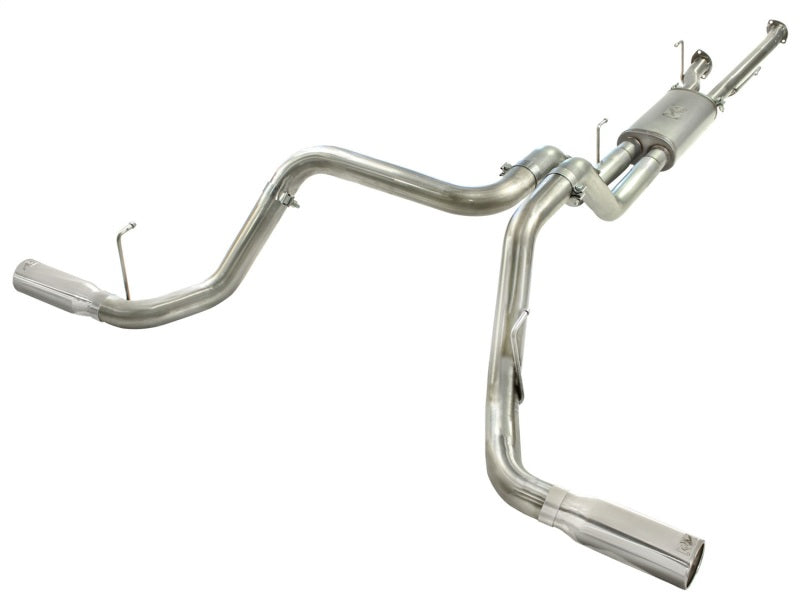 aFe MACHForce XP 2-1/2in to 3in 409 SS Cat-Back Exhaust w/ Polished Tips 10-17 Toyota Tundra V8 5.7L - DTX Performance