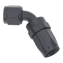 Load image into Gallery viewer, DeatschWerks 8 AN Female Flare Swivel 60-Degree Hose End CPE - Anodized Matte Black - DTX Performance