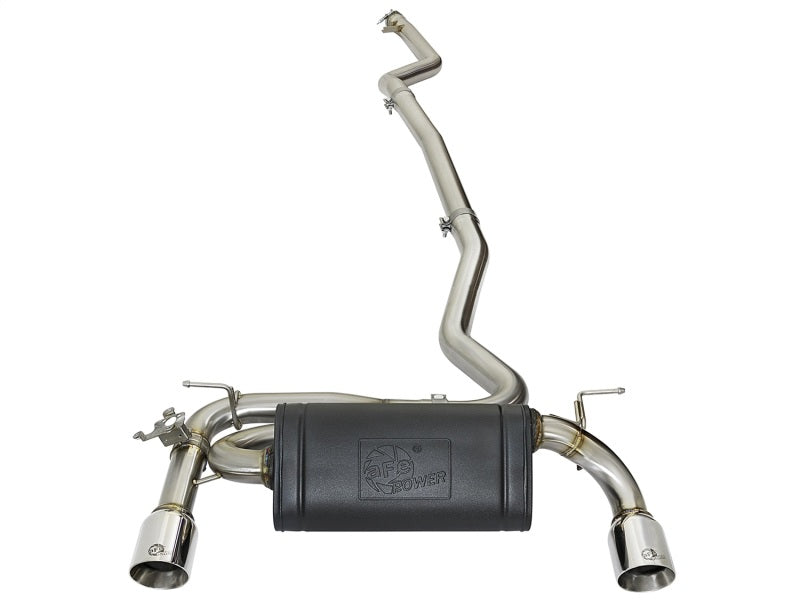 afe POWER MACH Force-Xp 16-17 BMW 340i/340ix/ 3.0L 304 SS Cat-Back Exhaust System - DTX Performance