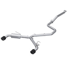 Load image into Gallery viewer, MBRP 22-23 Hyundai Elantra N 2.0L Turbo T304  5in OD CF Tips Dual Outlet 3in Cat Back Exhaust - DTX Performance