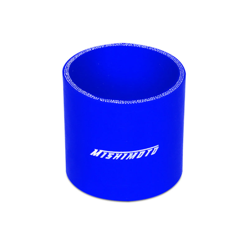 Mishimoto 2.5 Inch Blue Straight Coupler - DTX Performance