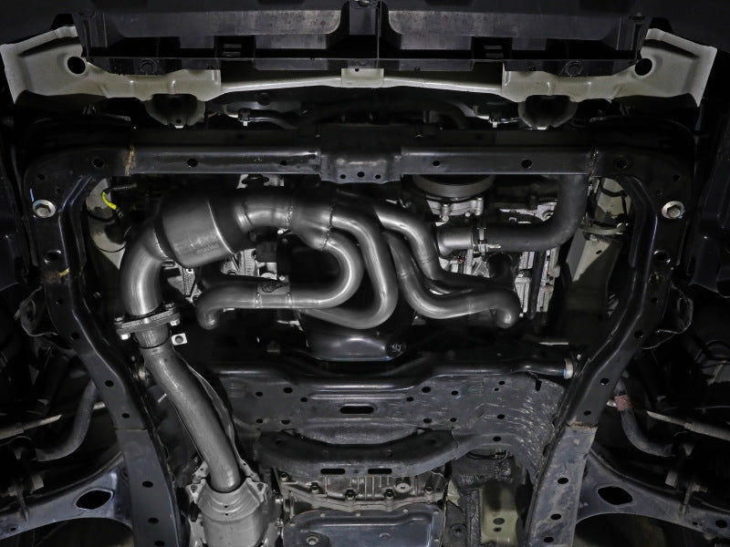 aFe Twisted Steel 304 Stainless Steel Header w/ Cat 13-19 Subaru Outback H4-2.4L - DTX Performance