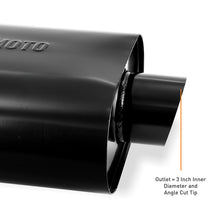 Load image into Gallery viewer, Mishimoto Muffler with 2.5in Center Inlet/Outlet - Angled Tip - Black - DTX Performance