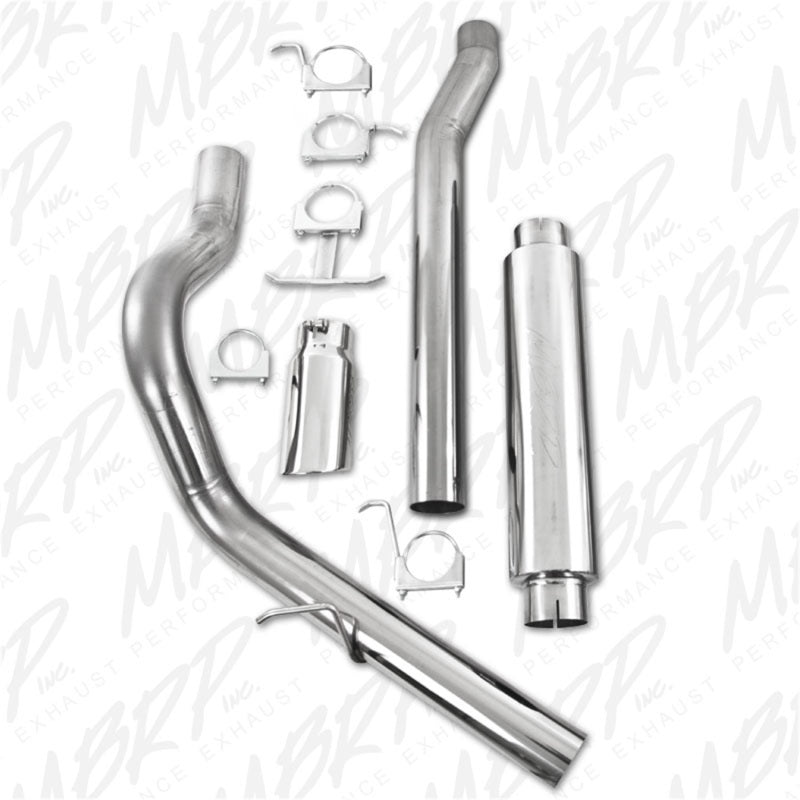 MBRP 2003-2007 Ford F-250/350 6.0L EC/CC Cat Back Single Side (Stock Cat) - DTX Performance