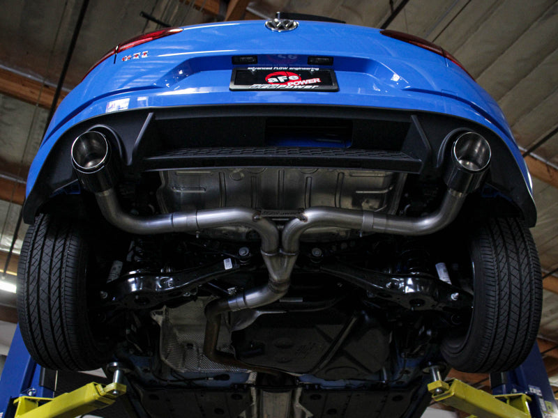 aFe 18-20 VW GTI (MK7.5) 2.0L MACH Force-Xp 3in to 2.5in 304 SS Axle-Back Exhaust System- Carb. Tips - DTX Performance