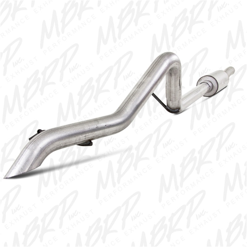 MBRP 2007-2009 Jeep Wrangler (JK) 3.8L V6 4 dr Off-Road Tail Pipe Muffler before Axle - DTX Performance