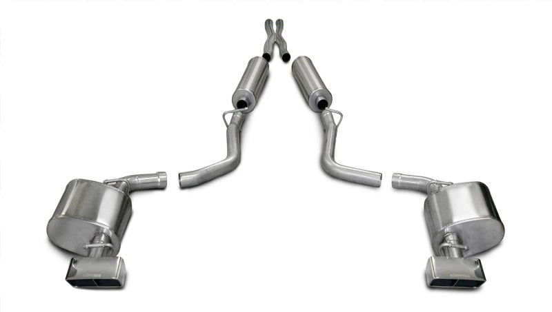 Corsa 09-10 Dodge Challenger R/T 5.7L V8 Manual Polished Xtreme Cat-Back Exhaust - DTX Performance