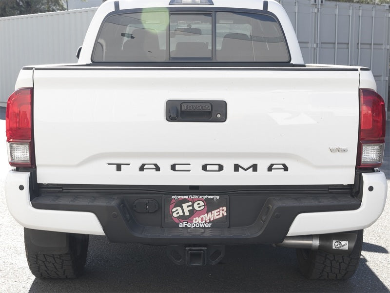 aFe MACH Force-Xp 2-1/2in 304 SS Cat-Back Exhaust w/Black Tips 2016+ Toyota Tacoma L4-2.7L / V6-3.5L - DTX Performance