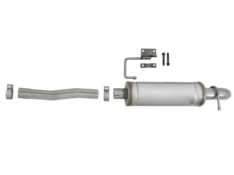 aFe Rock Basher 3in 409 SS Cat-Back Turn-Down Exhaust 12-18 Jeep Wrangler (JK) V6 3.6L/ 07-11 3.8L - DTX Performance