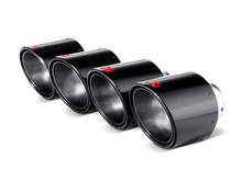 Load image into Gallery viewer, Akrapovic 06-13 Chevrolet Corvette ZO6/ZR1 (C6) Tail Pipe Set (Carbon 125 mm) - DTX Performance